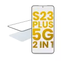 2 in 1 Front Glass With OCA Pre-Installed Compatible For Samsung Galaxy S23 Plus 5G