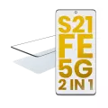2 in 1 Front Glass With OCA Pre-Installed Compatible For Samsung Galaxy S21 FE 5G