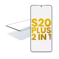 2 in 1 Front Glass With OCA Pre-Installed Compatible For Samsung Galaxy S20 Plus