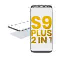 2 in 1 Front Glass With OCA Pre-Installed Compatible For Samsung Galaxy S9 Plus