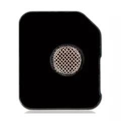 Flash Light / Power Flex Bracket With Microphone Mesh Compatible For iPhone 11 Pro (Silver) (10 Pack)