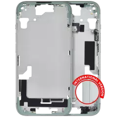 Mid-Frame Housing With Power And Volume Button Compatible For iPhone 15 (International Version) (Aftermarket Plus) (Green)