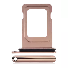 Dual Sim Card Tray Compatible For iPhone 11 Pro / 11 Pro Max (Matte Gold)