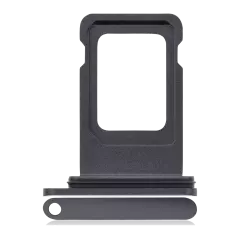 Single Sim Card Tray Compatible For iPhone 11 (Black)