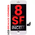 LCD Assembly With Steel Plate Compatible For iPhone 8 / SE (2020 / 2022) (Aftermarket Pro: XO7 Incell) (White)