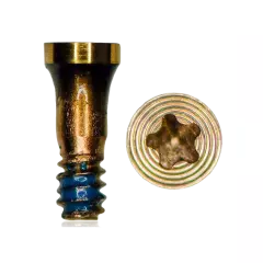 Bottom Screws Compatible For iPhone 7 / 7 Plus (Gold) (100 Pack)