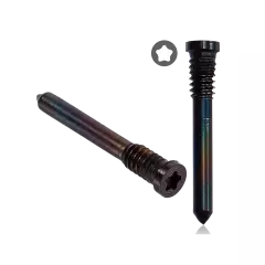 Bottom Screws Compatible For iPhone 16 / 16 Plus / 16 Pro / 16 Pro Max (Black) (100 Pack)