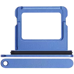 Single Sim Card Tray Compatible For iPhone 16 / 16 Plus (Ultramarine)