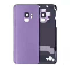 Back Cover Glass With Camera Lens Compatible For Samsung Galaxy S9 (No Logo) (Aftermarket Plus) (Lilac Purple)