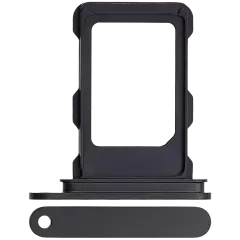 Single Sim Card Tray Compatible For iPhone 16 Pro / 16 Pro Max (Black Titanium)