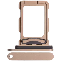 Dual Sim Card Tray Compatible For iPhone 16 Pro / 16 Pro Max (Desert Titanium)