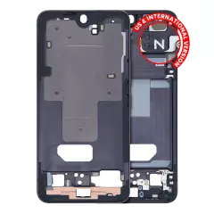 Mid-Frame Housing Compatible For Samsung Galaxy S22 5G (US & International Version) (Phantom Black)