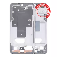 Mid-Frame Housing Compatible For Samsung Galaxy S22 5G (US & International Version) (White)