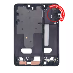 Mid-Frame Housing Compatible For Samsung Galaxy S22 Plus 5G (International Version) (Phantom Black)