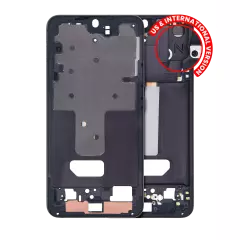 Mid-Frame Housing Compatible For Samsung Galaxy S22 Plus 5G (US & International Version) (Phantom Black)