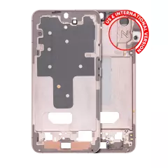 Mid-Frame Housing Compatible For Samsung Galaxy S22 Plus 5G (US & International Version) (Violet / Pink / Gold)