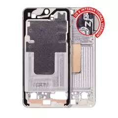 Mid-Frame Housing Compatible For Samsung Galaxy S23 5G (US & International Version) (Cream)