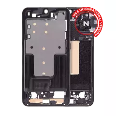 Mid-Frame Housing Compatible For Samsung Galaxy S23 Plus 5G (US & International Version) (Phantom Black)