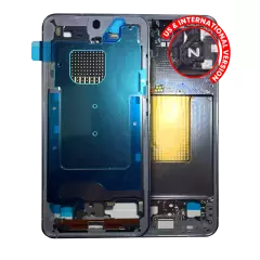 Mid-Frame Housing Compatible For Samsung Galaxy S24 Plus 5G (US & International Version) (Sapphire Blue)