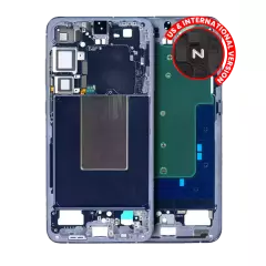 Mid-Frame Housing Compatible For Samsung Galaxy S24 Plus 5G (US & International Version) (Cobalt Violet)