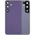 Back Cover Glass With Camera Lens Compatible For Samsung Galaxy S24 5G (No Logo) (Aftermarket Plus) (Cobalt Violet)