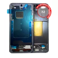 Mid-Frame Housing Compatible For Samsung Galaxy S24 5G (US & International Version) (Sapphire Blue)