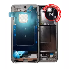 Mid-Frame Housing Compatible For Samsung Galaxy S24 5G (US & International Version) (Marble Grey)
