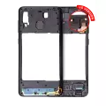 Mid-Frame Housing Compatible For Samsung Galaxy A20 (A205 / 2019) (US Version) (Black)