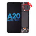 LCD Assembly With Frame Compatible For Samsung Galaxy A20 (A205 / 2019) (F Version) (Aftermarket: Incell) (All Colors)