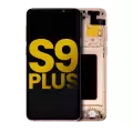 OLED Assembly With Frame Compatible For Samsung Galaxy S9 Plus (Refurbished) (Sunrise Gold)