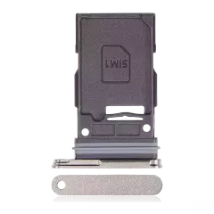 Single Sim Card Tray Compatible For Samsung Galaxy S24 Ultra 5G (Premium) (Titanium Gray)