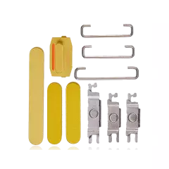 Hard Buttons (Power / Volume / Switch) Compatible For iPhone 14 / 14 Plus (Yellow)