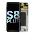 OLED Assembly With Frame Compatible For Samsung Galaxy S8 Plus (Service Pack) (Arctic Silver)