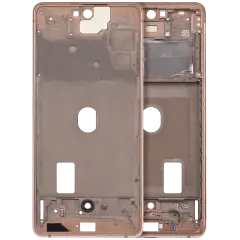 Mid-Frame Housing Compatible For Compatible For Samsung Galaxy S20 FE (Cloud Orange)