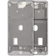 Mid-Frame Housing Compatible For Compatible For Samsung Galaxy S20 FE (Cloud White)