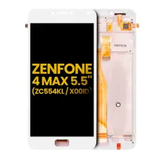 LCD Assembly With Frame Compatible For Asus ZenFone 4 Max Pro / ZenFone 4 Max Plus (ZC554KL / 2017) (Refurbished) (White)