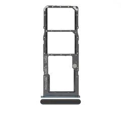 Dual Sim Card Tray Compatible For Samsung Galaxy A71 (A715 / 2020) (Prism Crush Black)