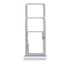 Dual Sim Card Tray Compatible For Samsung Galaxy A71 (A715 / 2020) (Prism Crush Silver)