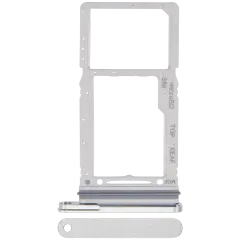 Dual Sim Card Tray Compatible For Samsung Galaxy Tab S9 FE 10.9" (X516B / 2023) (Silver)