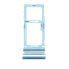 Dual Sim Card Tray Compatible For Samsung Galaxy A52 4G (A525 / 2021) / 5G (A526 / 2021) A52S 5G (A528 / 2021) (Awesome Blue)