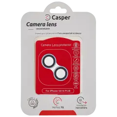 Casper Camera Lens Protector Compatible For iPhone 14 / 14 Plus (Blue) (Clear)