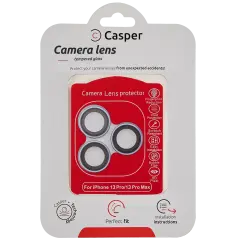 Casper Camera Lens Protector Compatible For iPhone 13 Pro / 13 Pro Max (Blue) (Clear)
