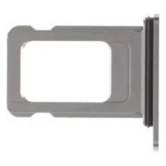 Single SIM Card Tray For iPhone 13 Pro / 13 Pro Max (Genuine OEM) (Silver)