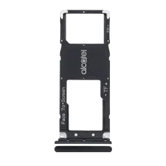 Single Sim Card Tray Compatible For Alcatel 3C (5026 / 2018) (Black)