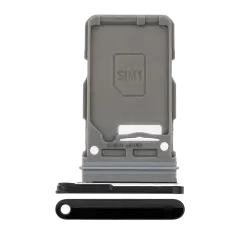 Single Sim Card Tray Compatible For Samsung Galaxy S21 Plus (Phantom Black)