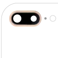 Back Camera Lens With Bracket & Bezel Compatible For iPhone 8 Plus (Aftermarket Plus) (Gold) (10 Pack)