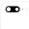 Back Camera Lens With Bracket & Bezel Compatible For iPhone 8 Plus (Aftermarket Plus) (Silver) (10 Pack)