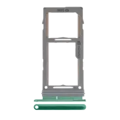 Single Sim Card Tray Compatible For Samsung Galaxy S10 / S10 Plus / S10E (Prism Green)