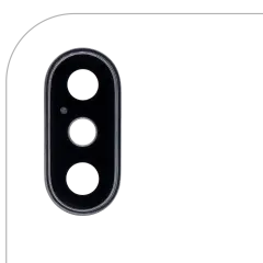 Back Camera Lens With Bracket & Bezel Compatible For iPhone XS / XS Max (Space Gray)
