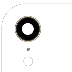 Back Camera Lens With Bracket & Bezel Compatible For iPhone XR (Yellow) (10 Pack) (Real Sapphire l Premium)